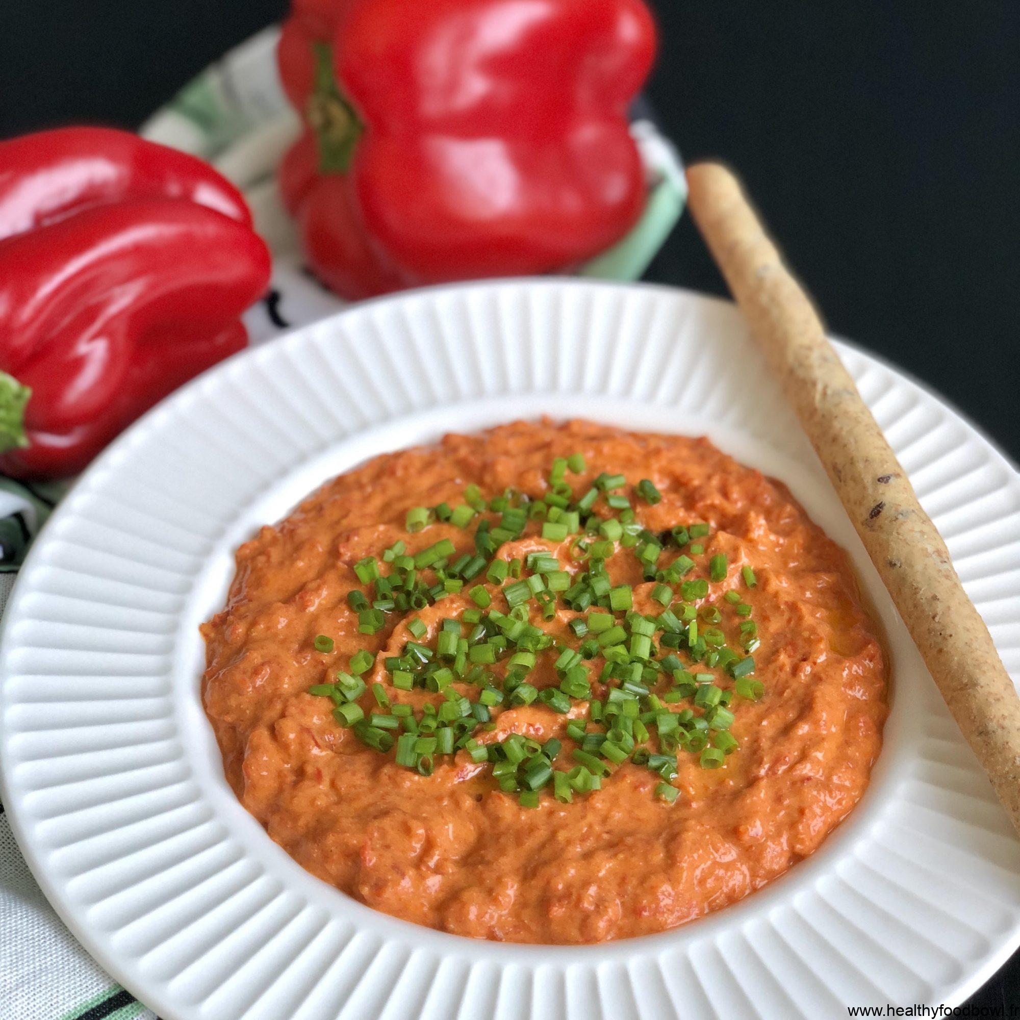 Tapenade de poivron rouge - Recette facile et simple à réaliser