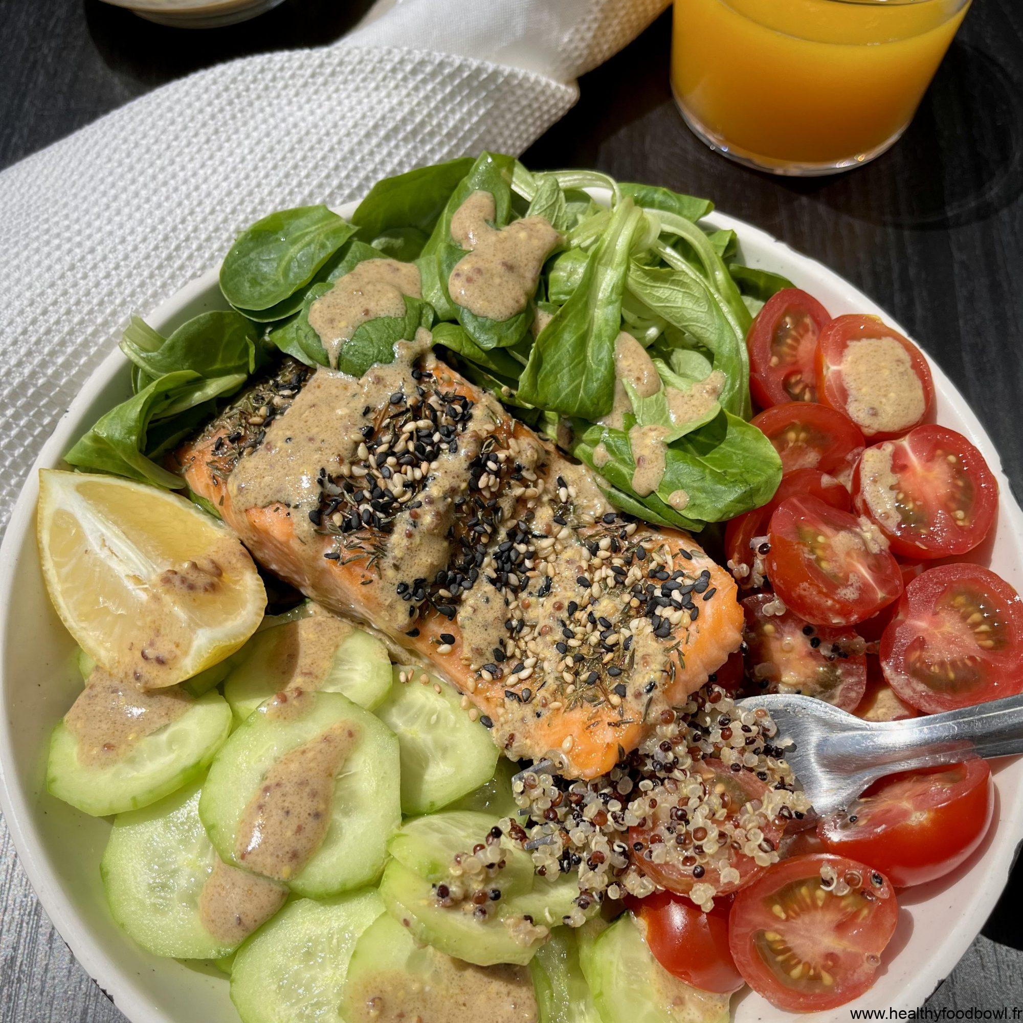 recette poke bowl, poke bowl recette, truite recette